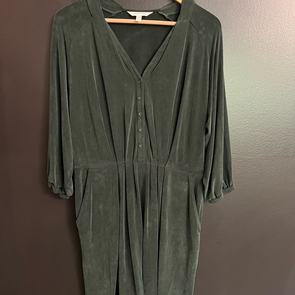 Garnet Hill Deep Green Dress